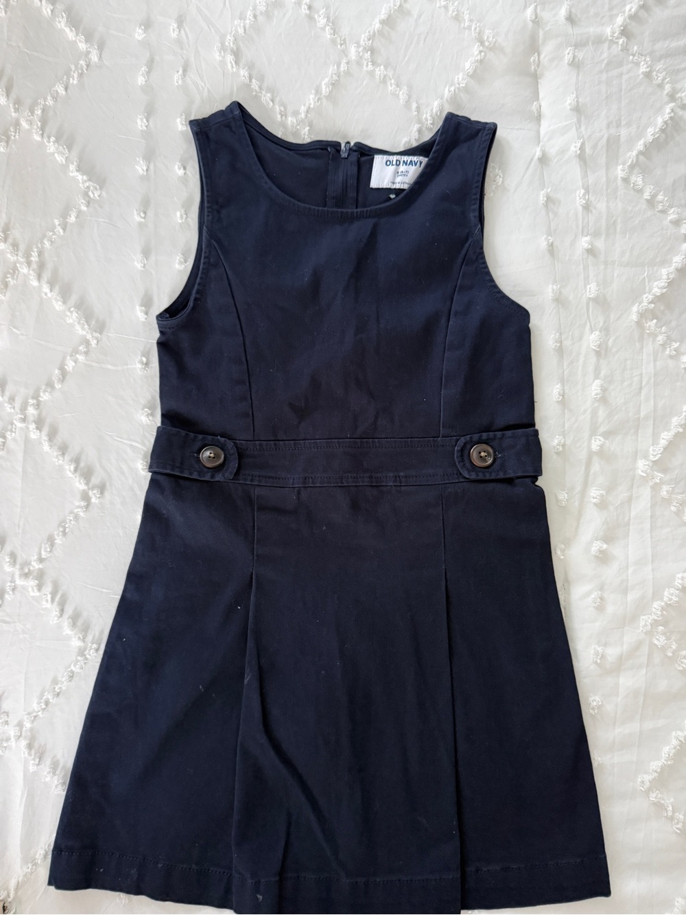 (3)Old Navy Navy Sleeveless School Jumper Dresses